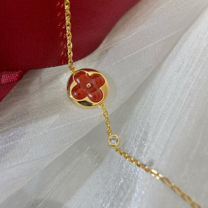 [Favorite]SUN PEDANT CARNELIAN BRACELET