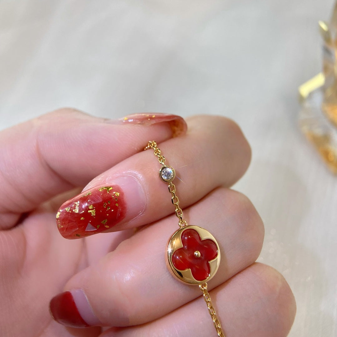 [Favorite]SUN PEDANT CARNELIAN BRACELET