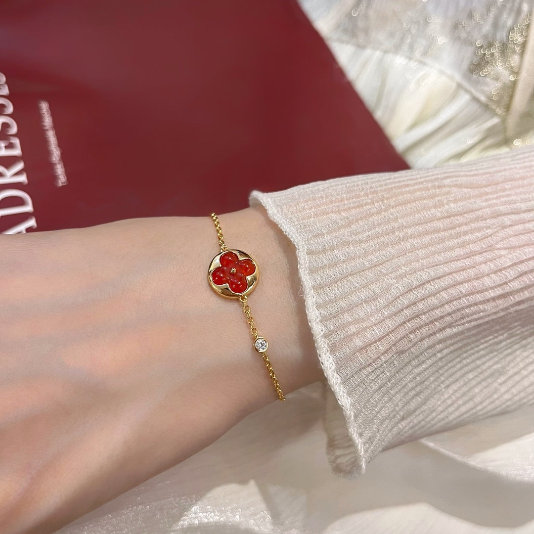 [Favorite]SUN PEDANT CARNELIAN BRACELET
