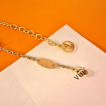 [Favorite]LOGO STAR MOTIF GOLD BRACELET
