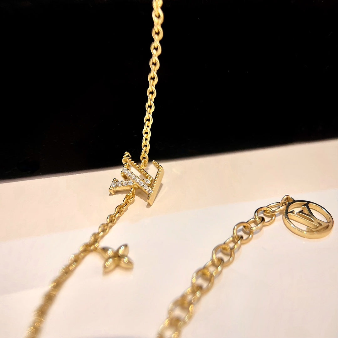 [Favorite]LOGO STAR MOTIF GOLD BRACELET