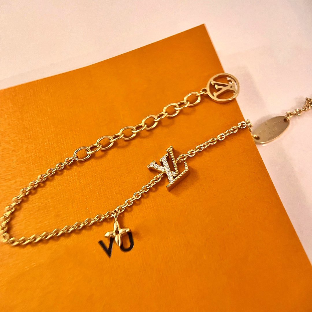 [Favorite]LOGO STAR MOTIF GOLD BRACELET