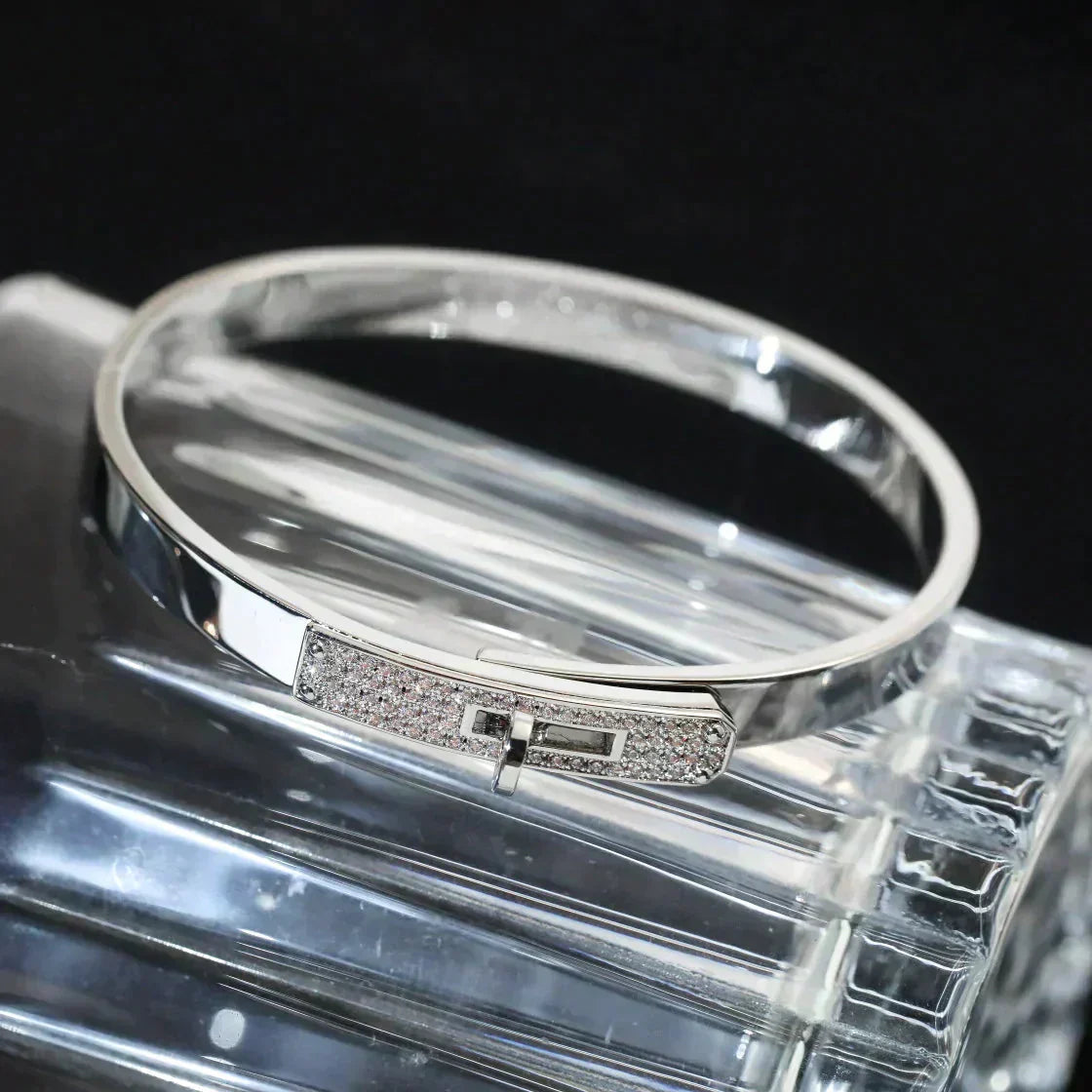 [Favorit]KELLY SILBER DIAMANTEN ARMREIF
