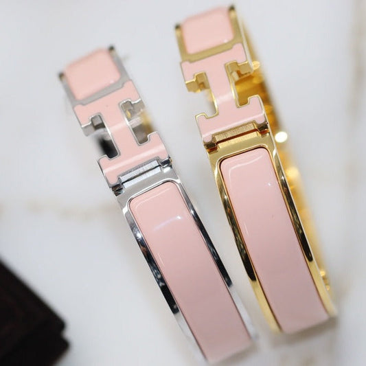 [Favorite]H BRACELET 12MM PINK