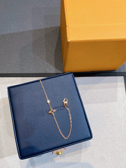 [Favorite]STAR DIAMOND ROSE GOLD BRACELET