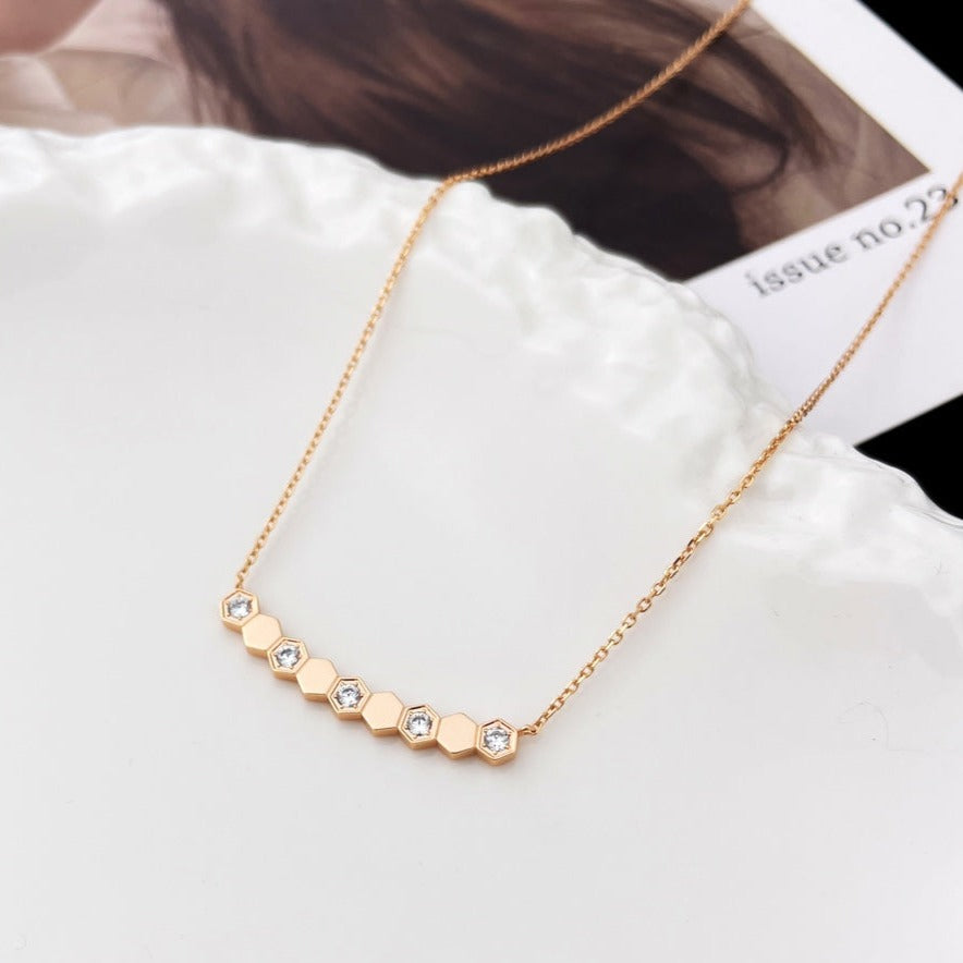 [Favorite]BEE MY LOVE DIAMOND NECKLACE