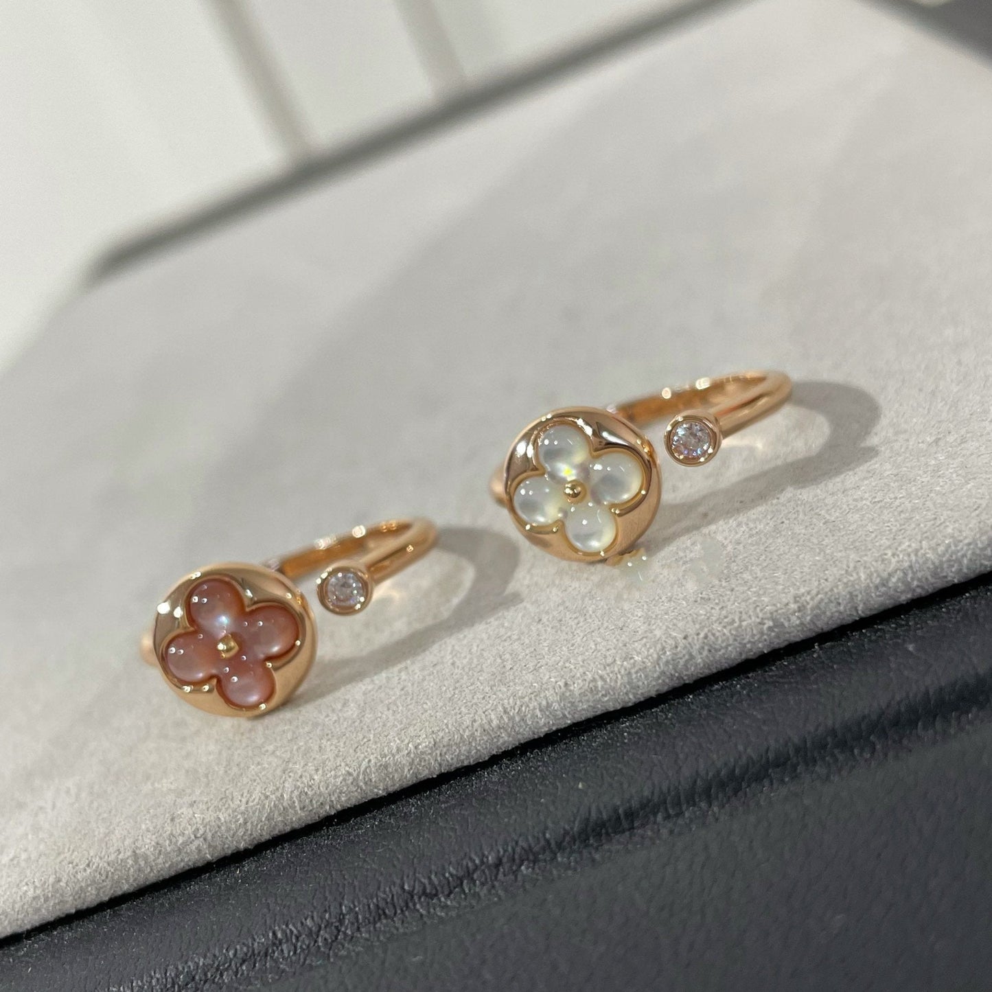 [Favorite]SUN 1 DIAMOND PINK MOP RING