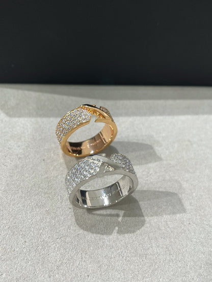 [Favorite]LIENS EVIDENCE  DIAMOND PAVED RING