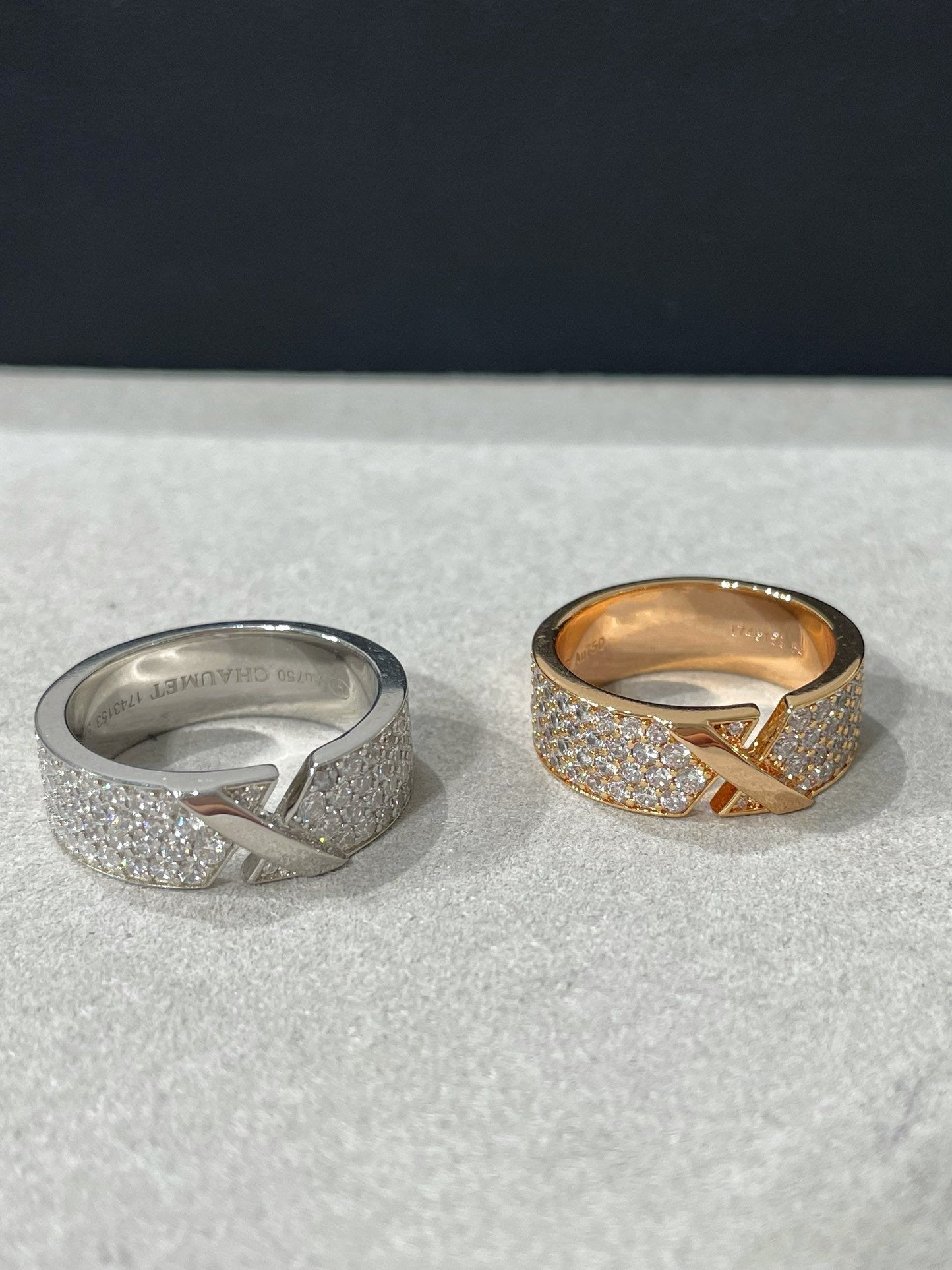 [Favorite]LIENS EVIDENCE  DIAMOND PAVED RING