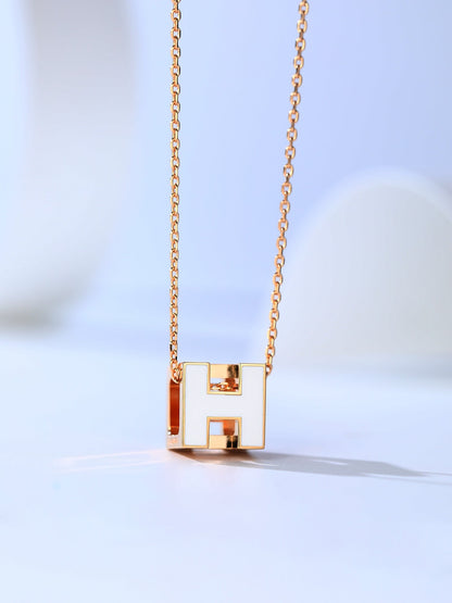 [Favorite]H CAGE ROSE GOLD NECKLACE