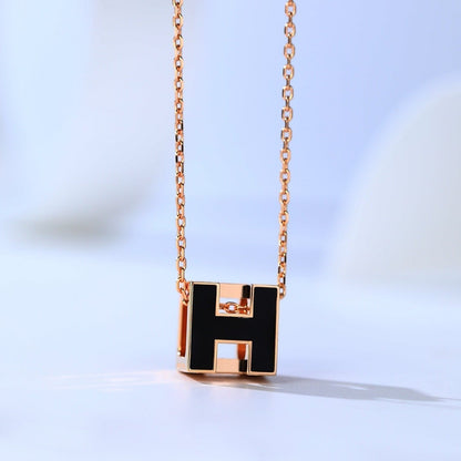 [Favorite]H CAGE ROSE GOLD NECKLACE