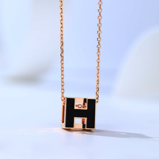 [Favorite]H CAGE ROSE GOLD NECKLACE