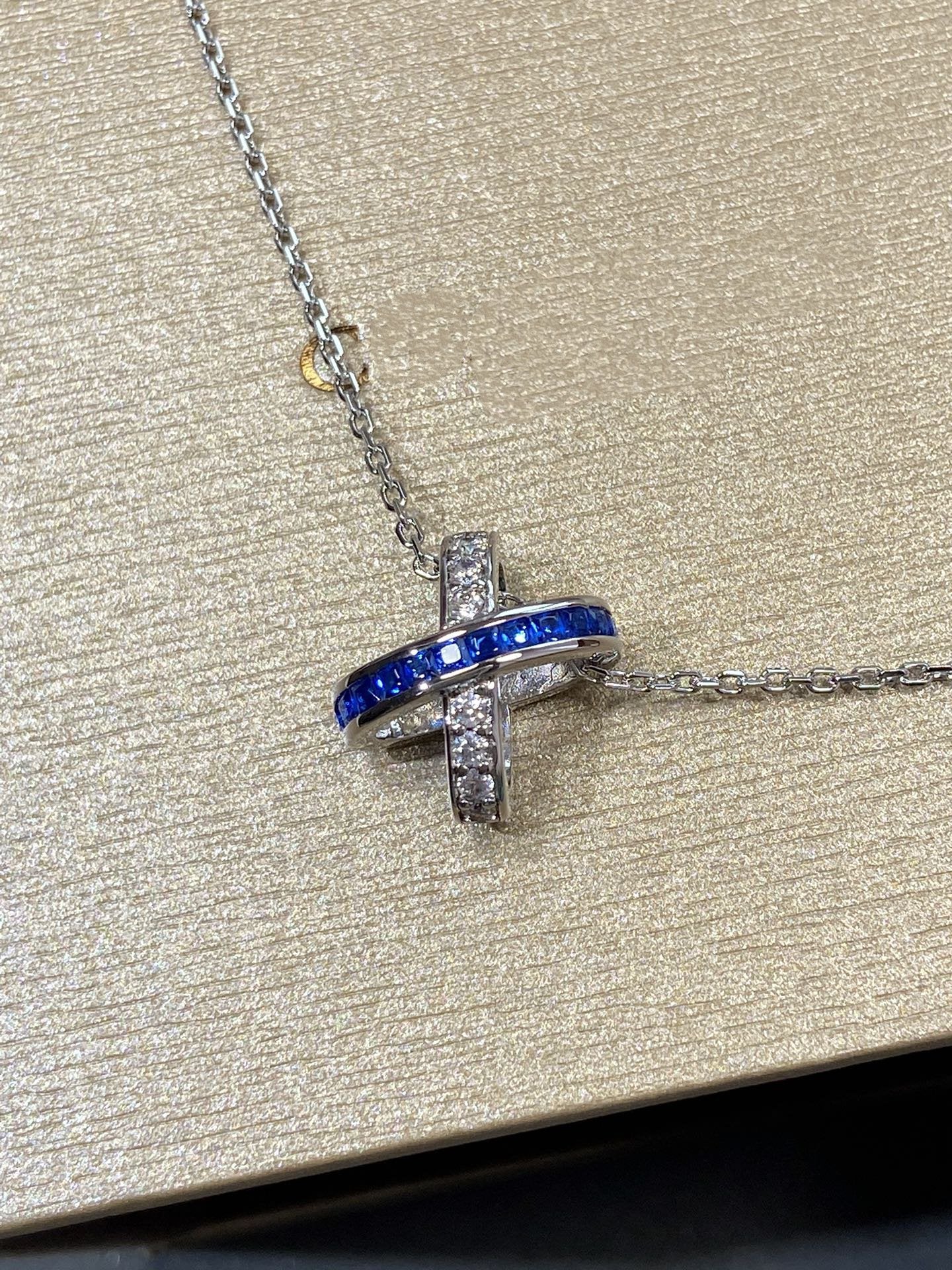 [Favorite]LIENS DIAMOND SILVER NECKLACE