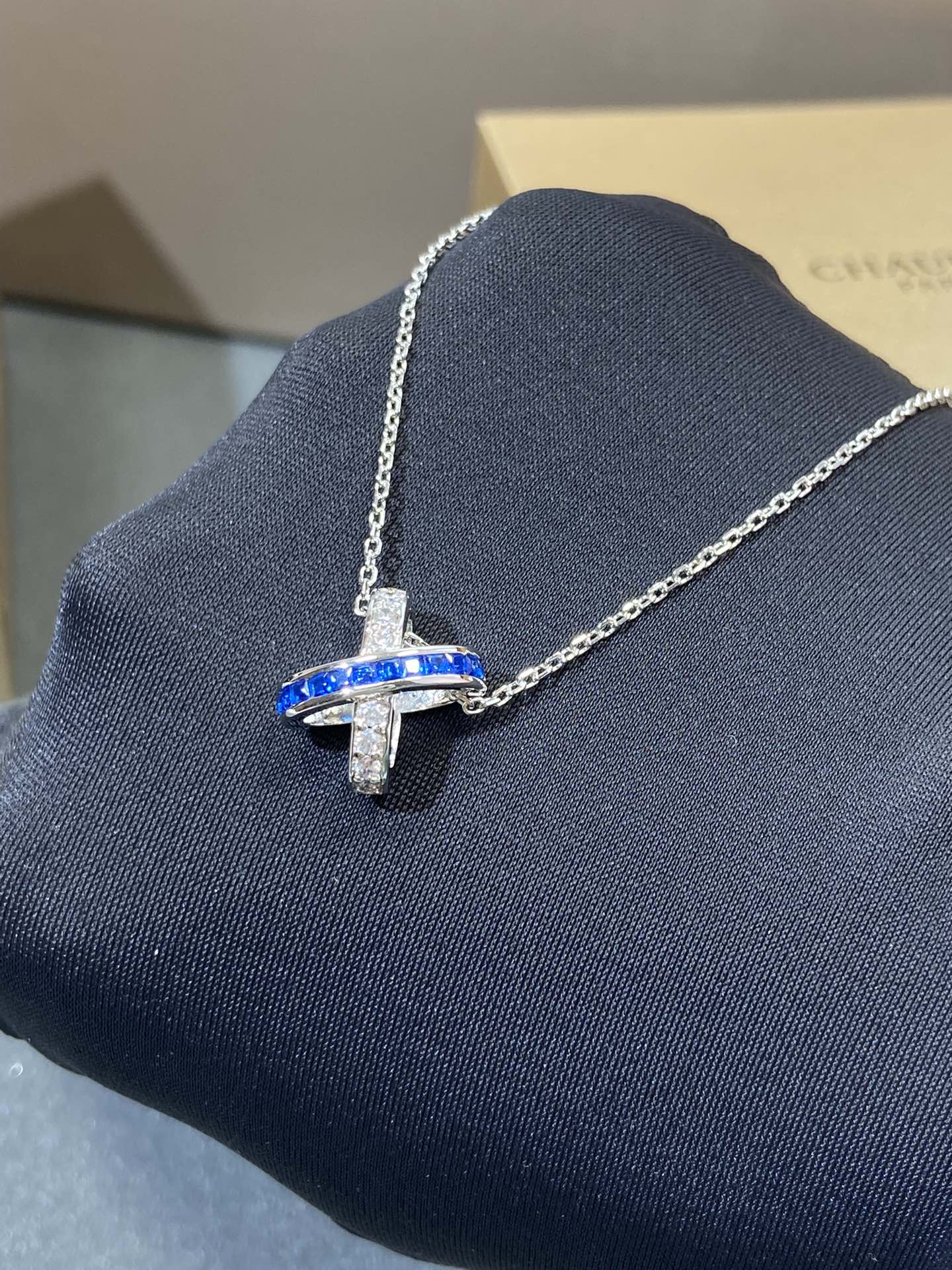 [Favorite]LIENS DIAMOND SILVER NECKLACE