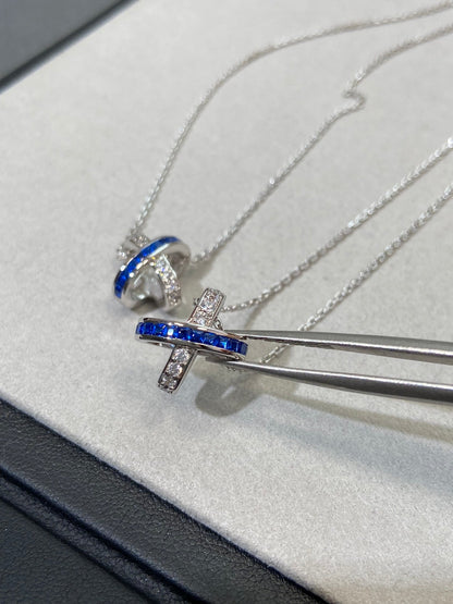 [Favorite]LIENS DIAMOND SILVER NECKLACE