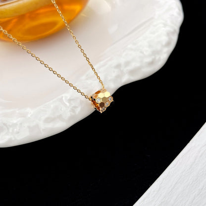 [Favorite]BEE MINI PEDANT DIAMOND NECKLACE