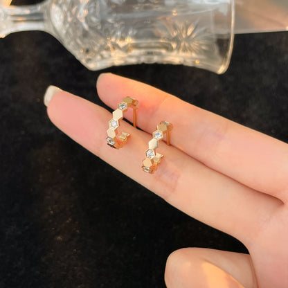 [Favorite]BEE LOVE DIAMOND CREOLEN