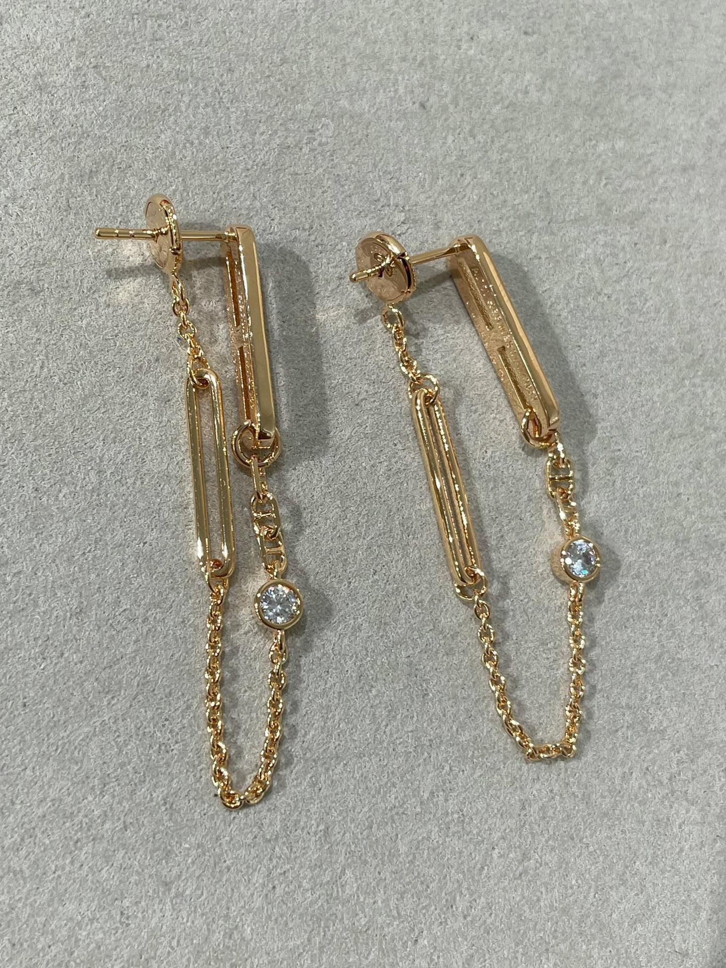 [Favorit]CHAINE CHAOS DIAMOND DROP OHRRINGE