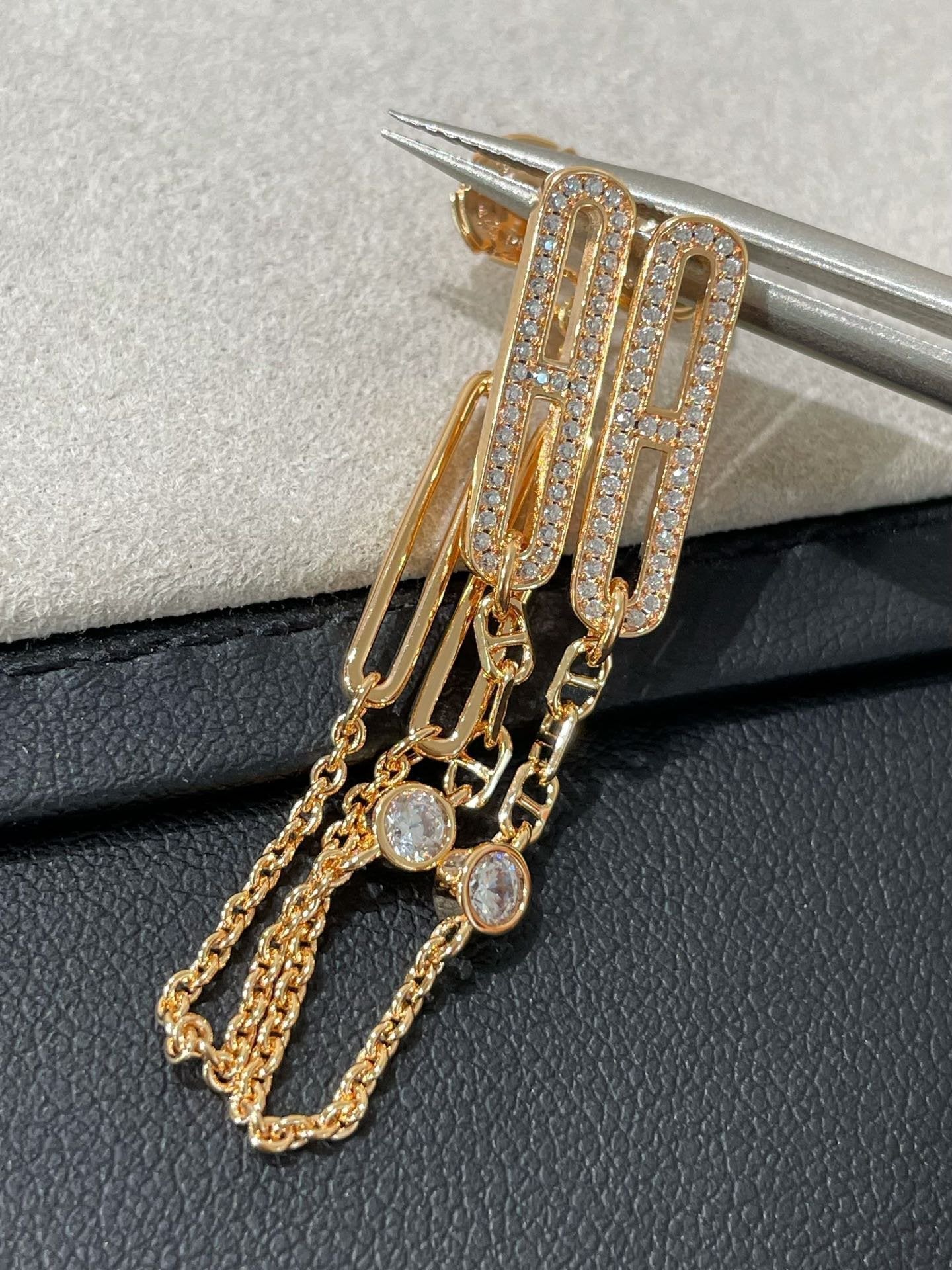 [Favorit]CHAINE CHAOS DIAMOND DROP OHRRINGE