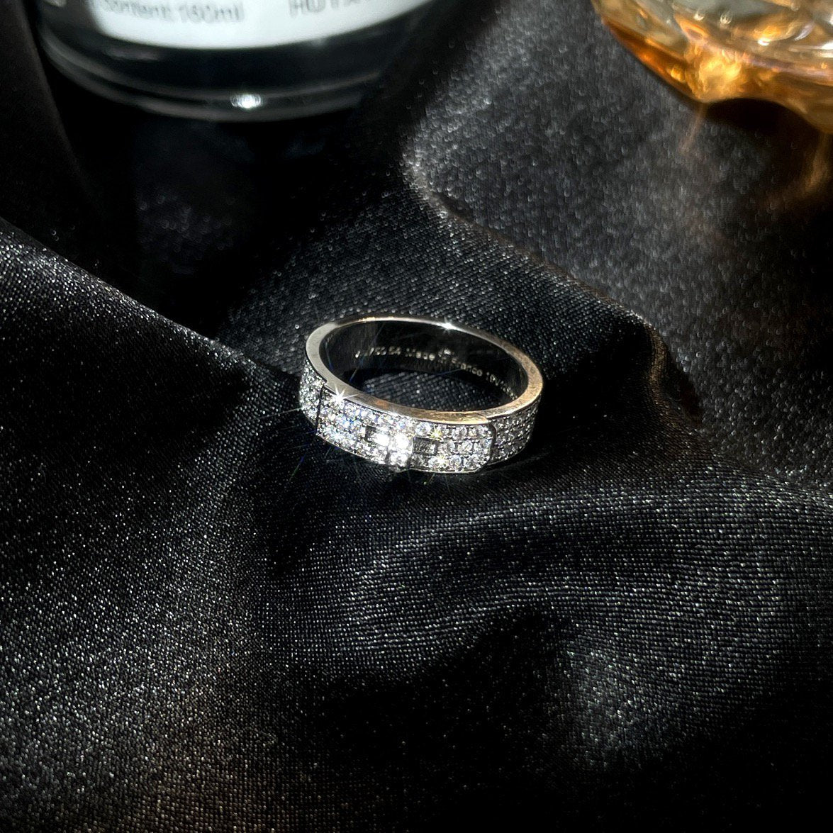 [Favorite]KELLY SILVER DIAMOND RING