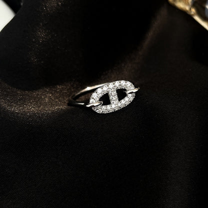 [Favorite]RONDE SMALL SILVER DIAMOND RING