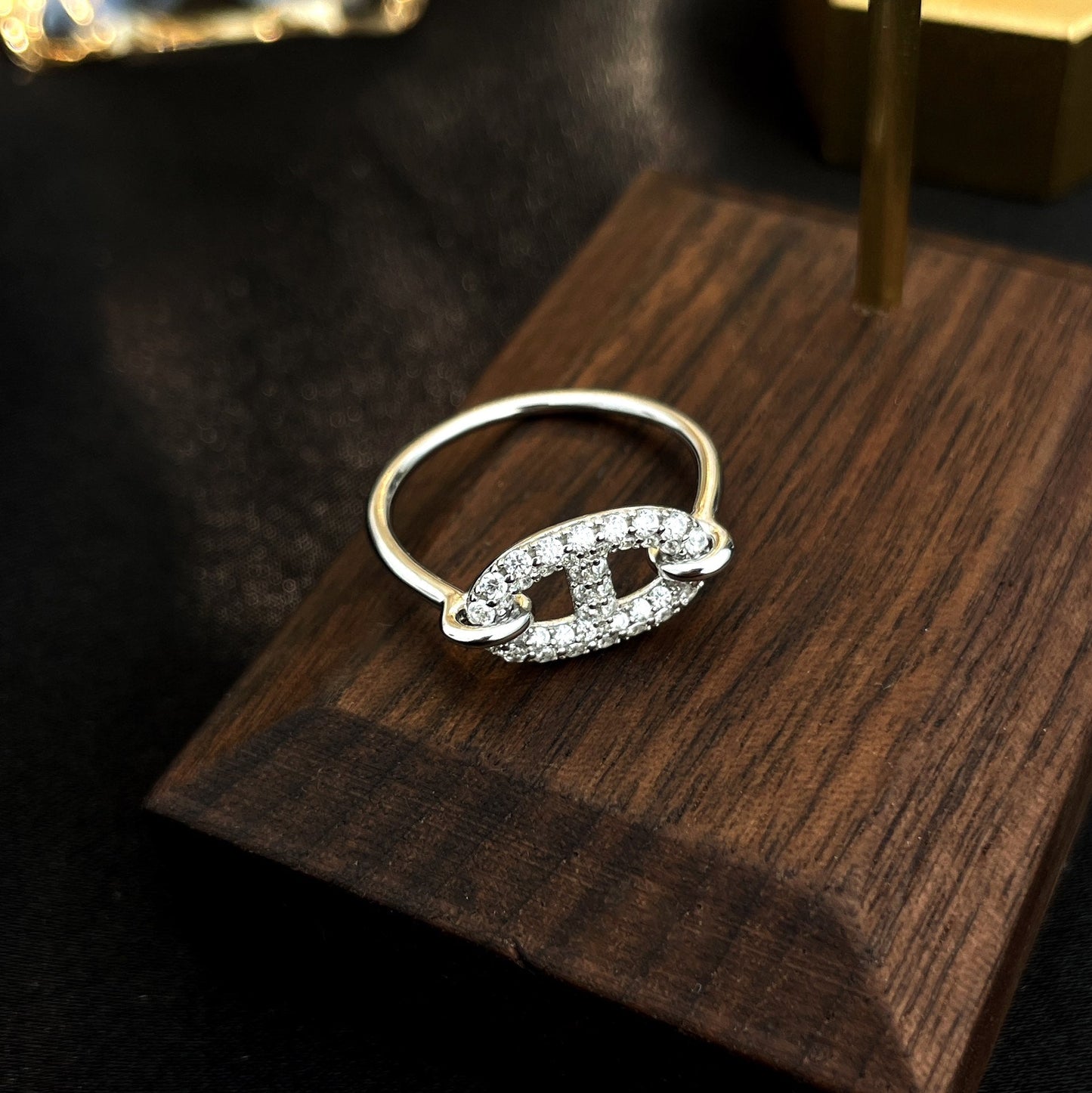 [Favorite]RONDE SMALL SILVER DIAMOND RING