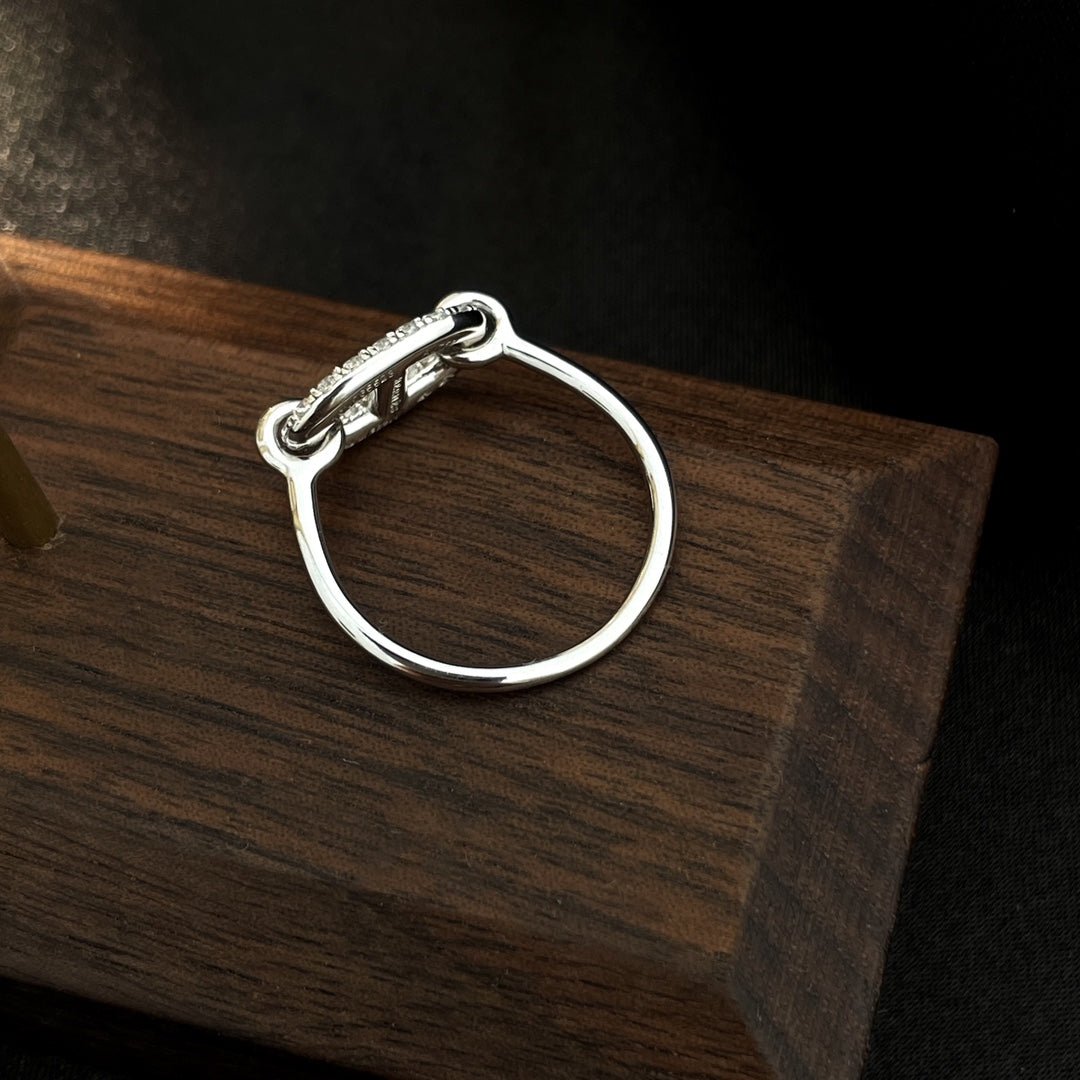 [Favorite]RONDE SMALL SILVER DIAMOND RING