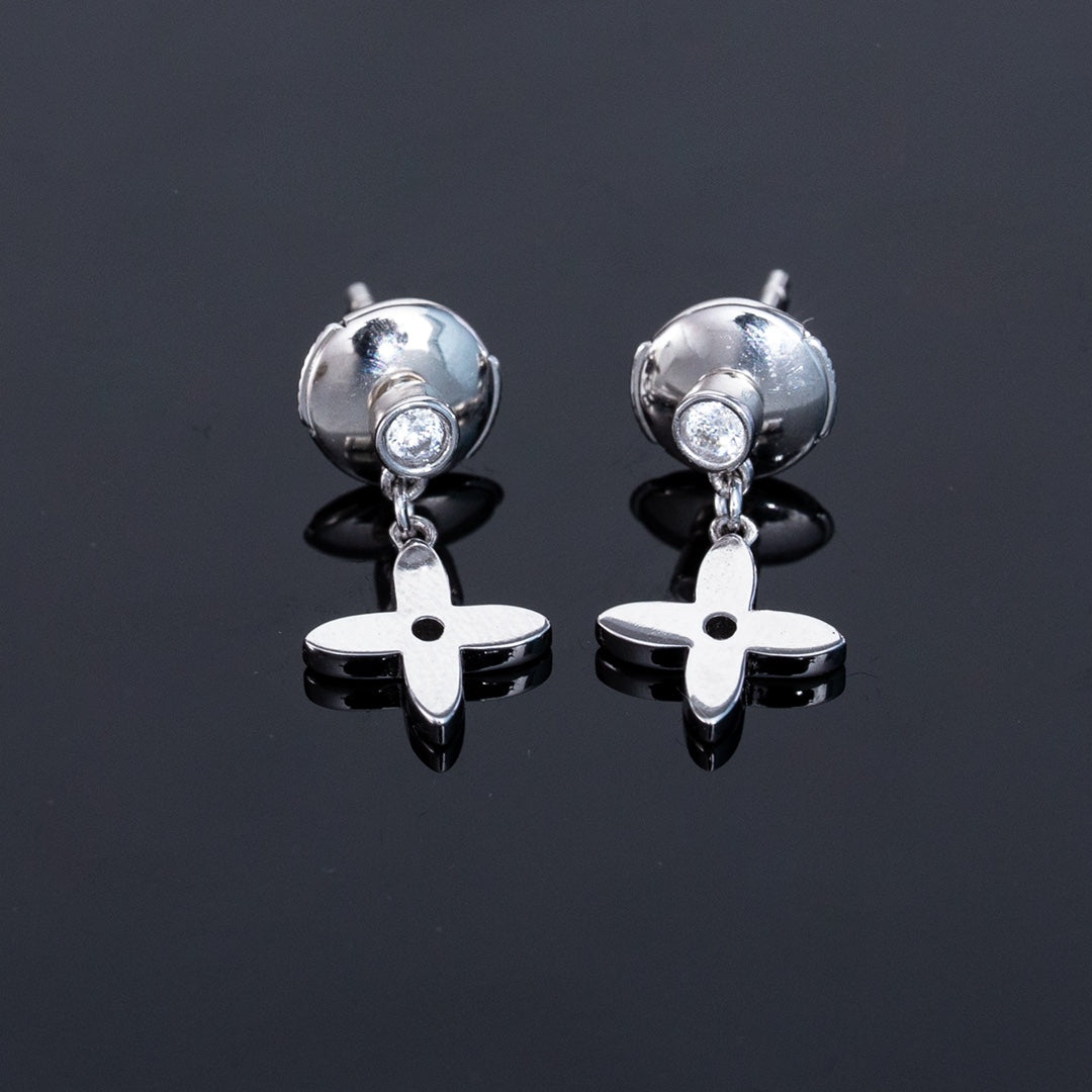 [Favorite]VIDYLLE SILVER DIAMOND MINI DROP EARRINGS