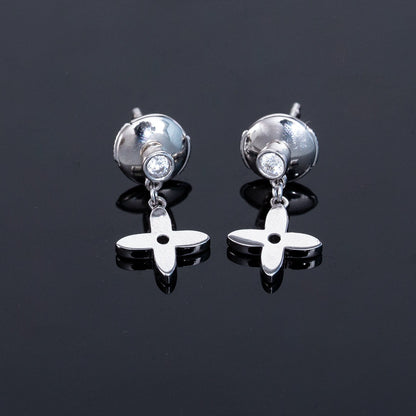[Favorite]VIDYLLE SILVER DIAMOND MINI DROP EARRINGS