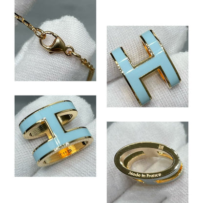 [Favorite]POP H SKY BLUE NECKLACE