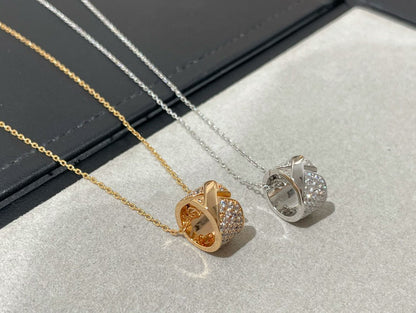 [Favorite]LIENS EVIDENCE DIAMOND PAVED NECKLACE