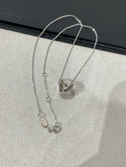 [Favorite]LIENS EVIDENCE DIAMOND PAVED NECKLACE