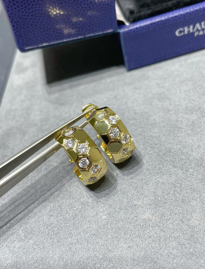[Lieblingsstück]BEE LOVE DIAMANT-CREOLEN