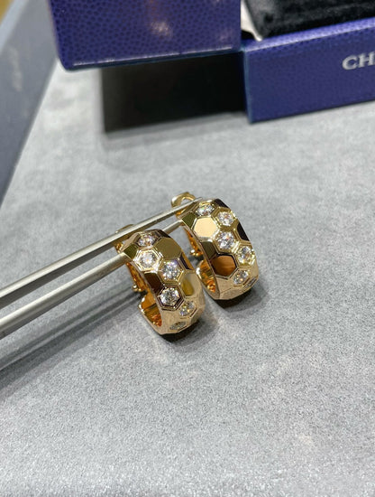 [Lieblingsstück]BEE LOVE DIAMANT-CREOLEN