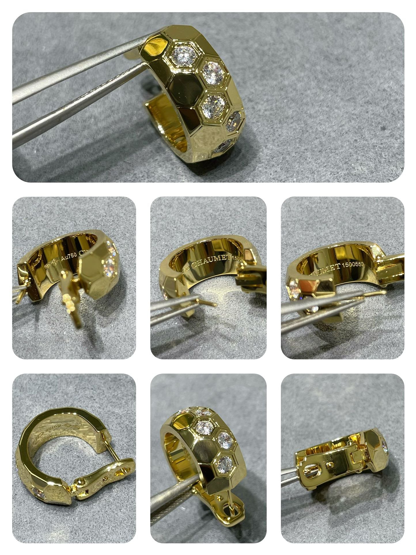 [Lieblingsstück]BEE LOVE DIAMANT-CREOLEN
