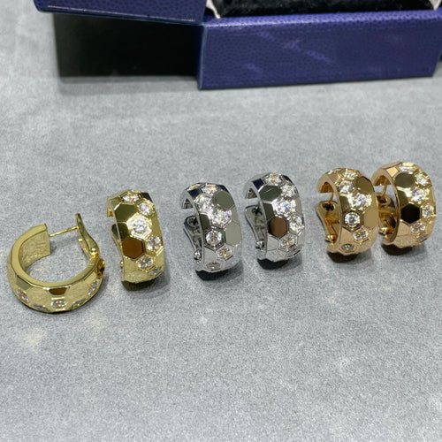 [Lieblingsstück]BEE LOVE DIAMANT-CREOLEN