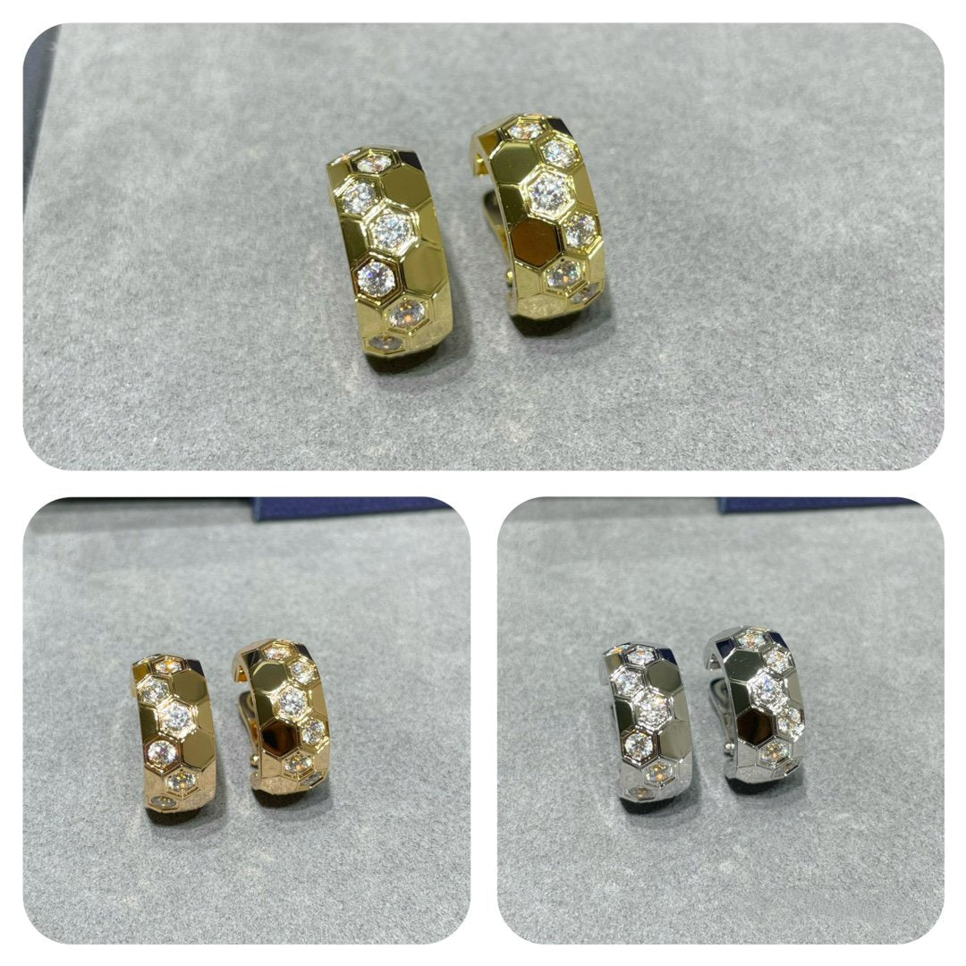 [Lieblingsstück]BEE LOVE DIAMANT-CREOLEN