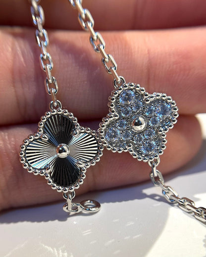 [Favorite]LUCKY CLOVER 5-MOTIF BRACELET - LASER COLLECTION