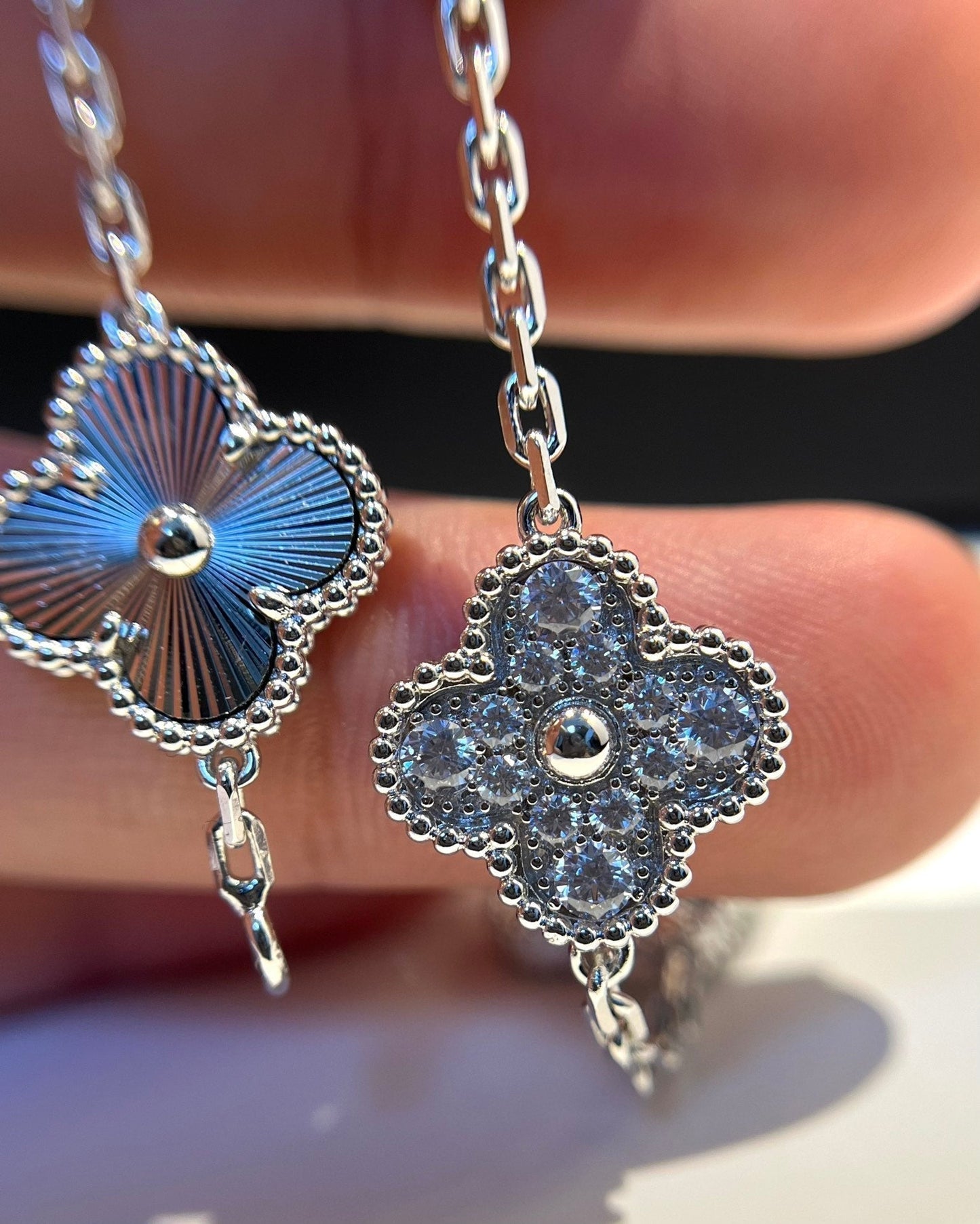 [Favorite]LUCKY CLOVER 5-MOTIF BRACELET - LASER COLLECTION