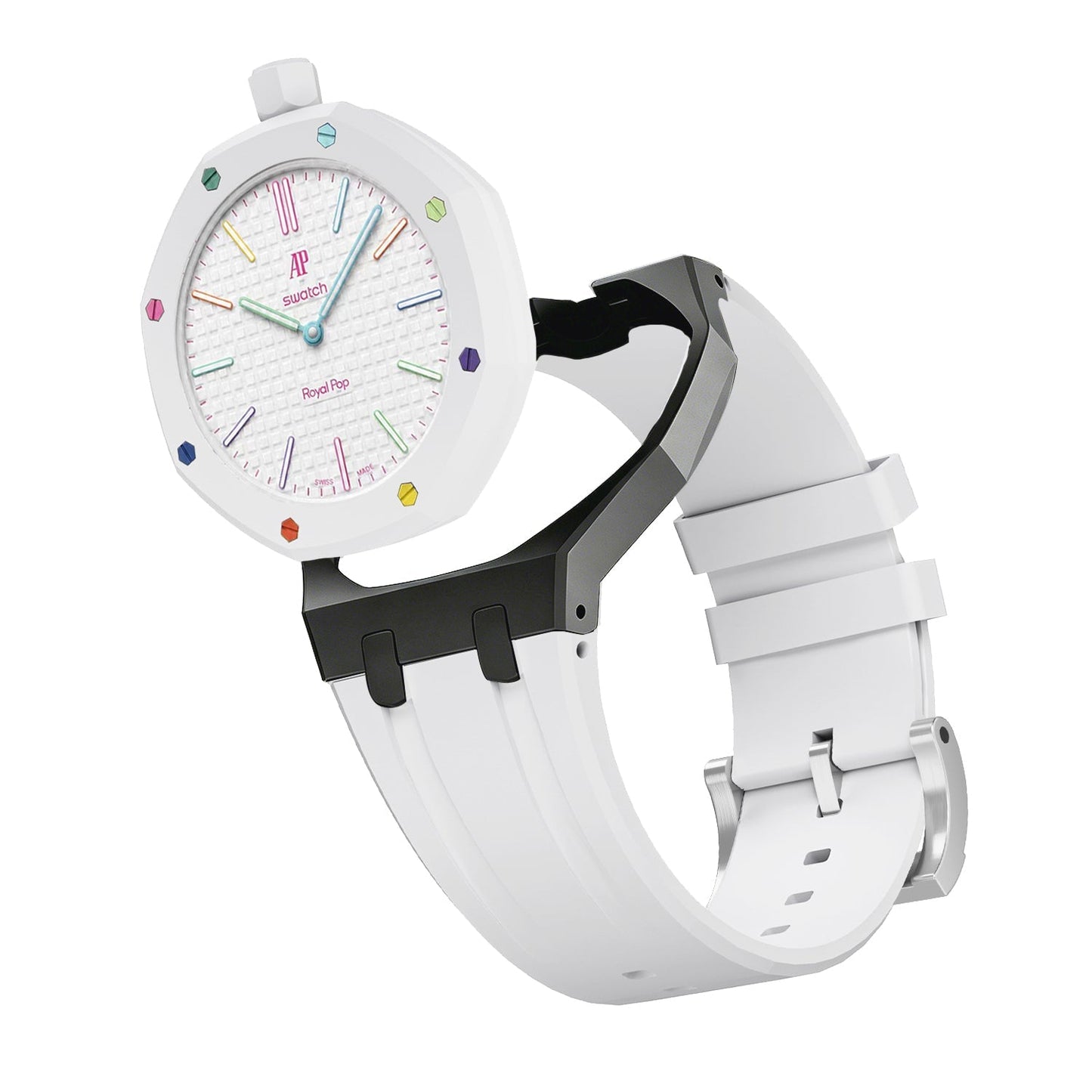 [Favorite]Royal Oak Pop Exclusive Bioceramic Case & Silicone Strap Mix Color