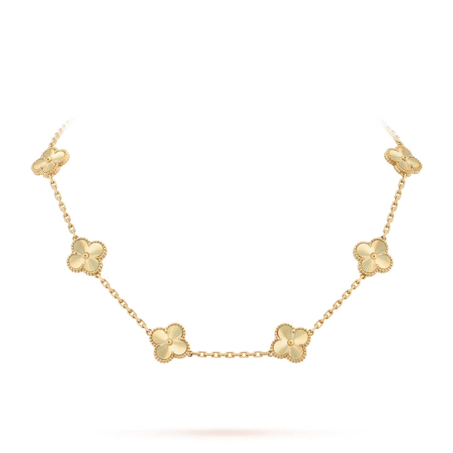 [Favorite]CLASSIC LUCKY 10-MOTIF CLOVER NECKLACE GOLD COLLECTION