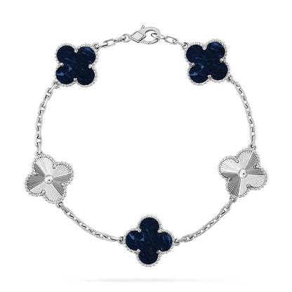 [Favorite]LUCKY CLOVER 5-MOTIF BRACELET - PIETERSITE COLLECTION