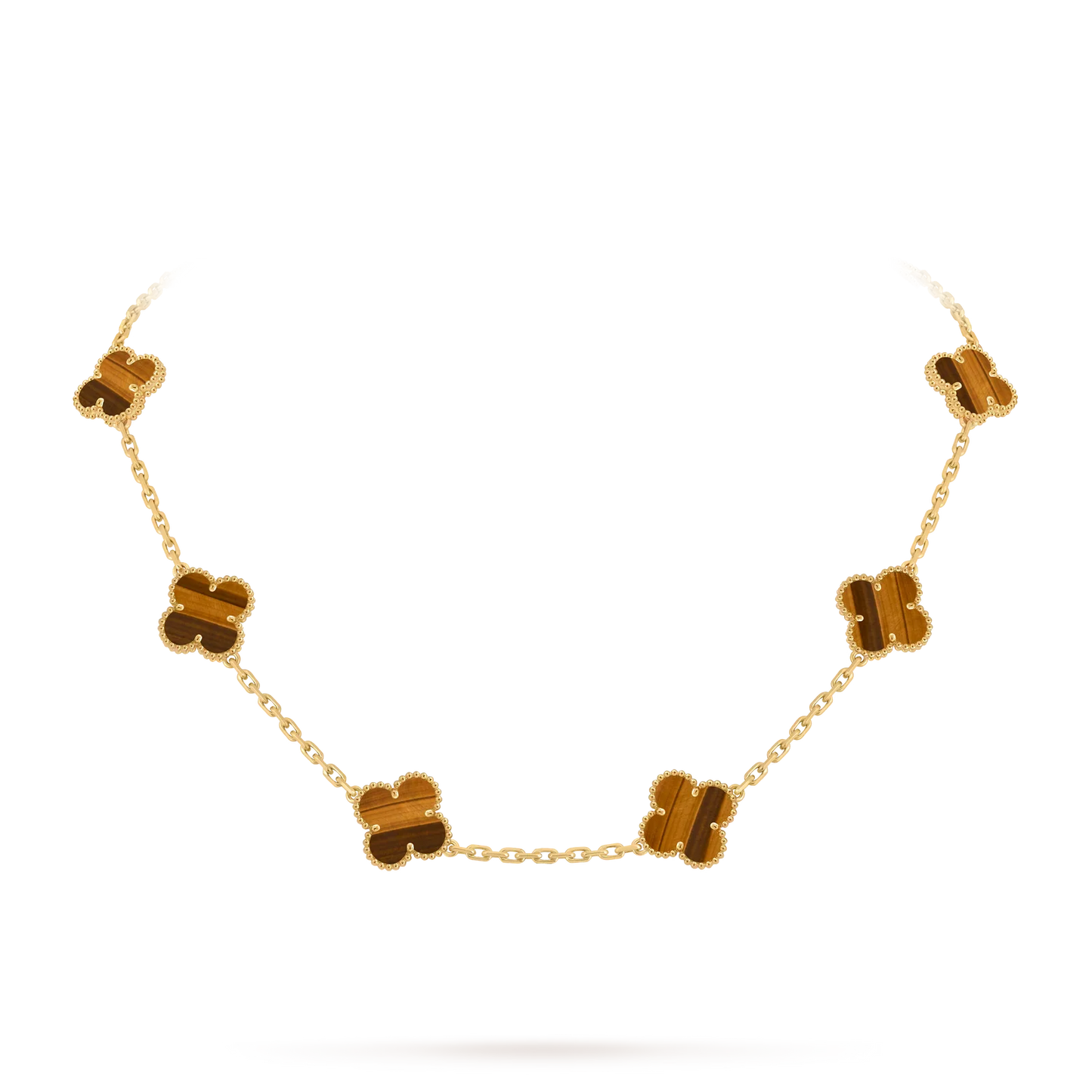 [Favorite]CLASSIC LUCKY 10-MOTIF CLOVER NECKLACE GOLD COLLECTION