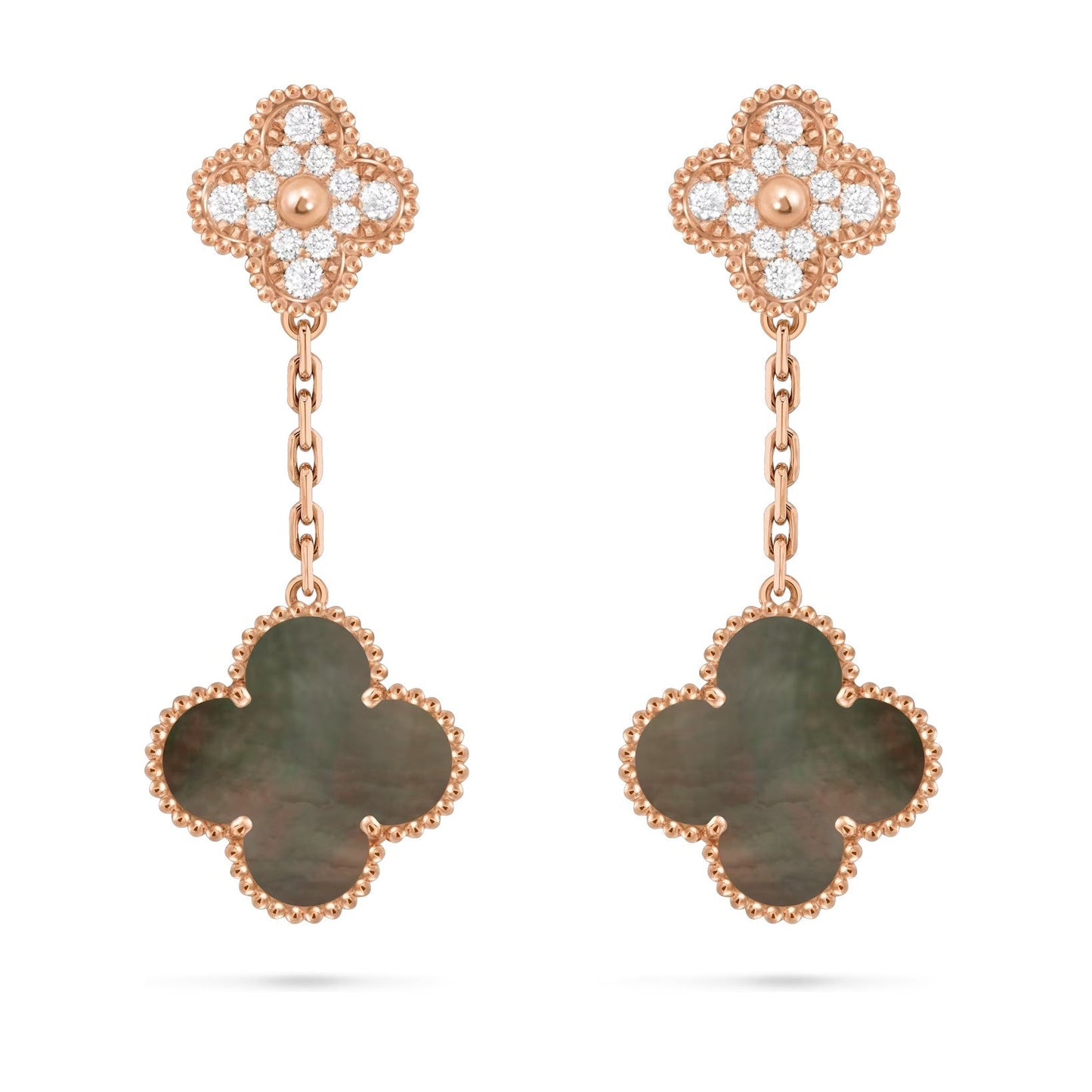 [Favorit]KLEE DOPPEL-MOTIV STATEMENT-OHRRINGE - DOUBLE-CHARM KOLLEKTION