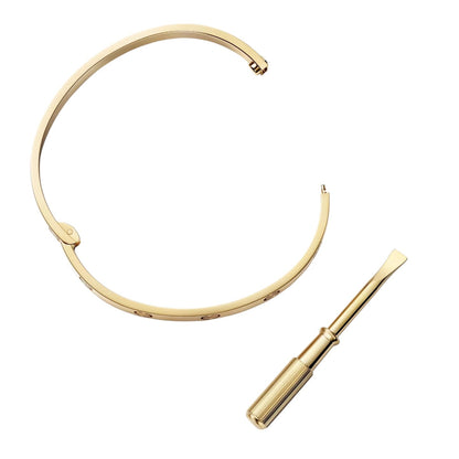 [Favorite]CLASSIC 6.1MM LOVE SINGLE-SCREW CLOSURE BANGLE