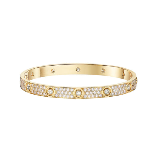 [Favorite]CLASSIC 6.1MM LOVE BANGLE - 10-DIAMOND FULL PAVÉ