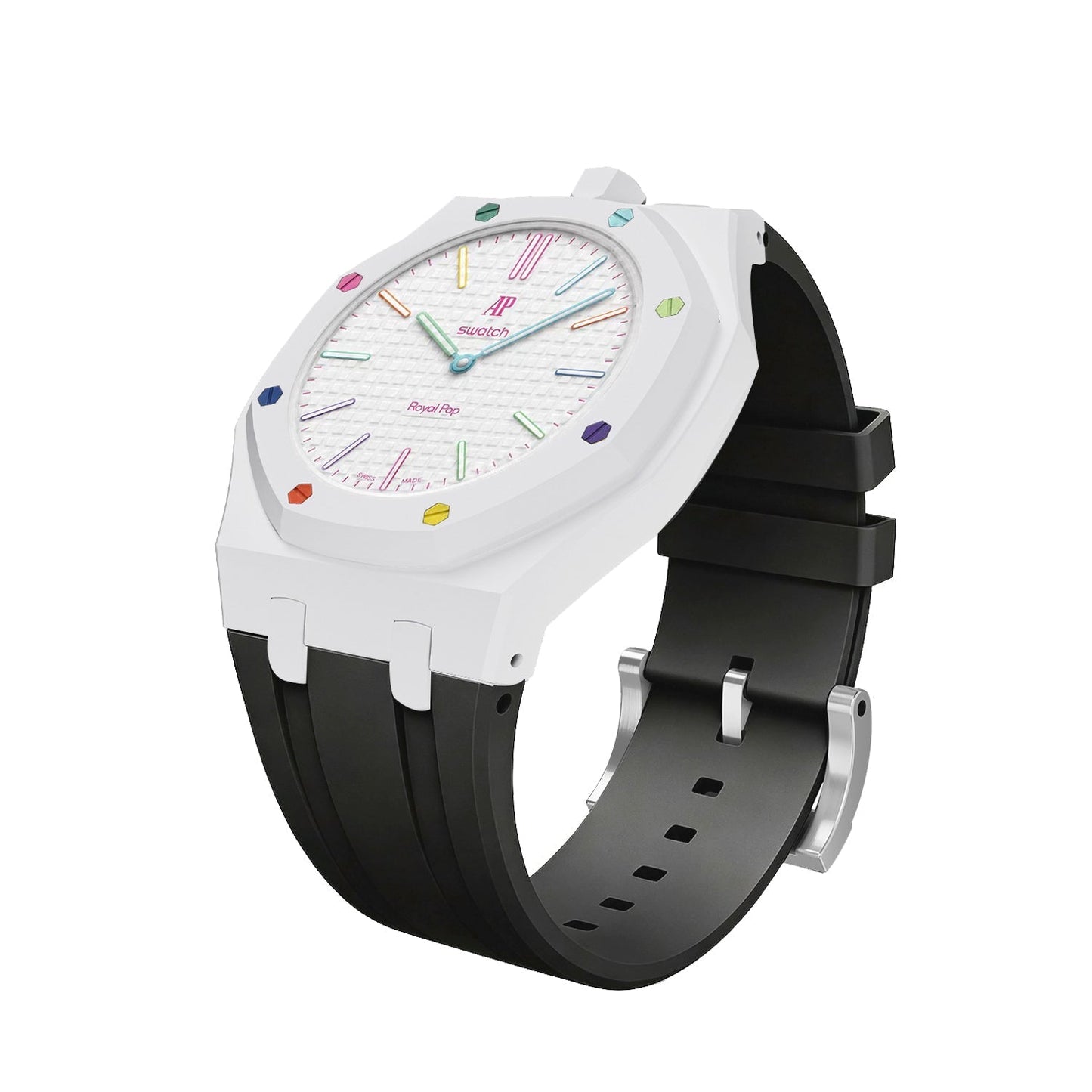 [Favorite]Royal Oak Pop Exclusive Bioceramic Case & Silicone Strap Mix Color