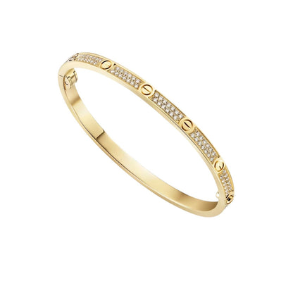 [Favorite]CLASSIC 3.65MM LOVE FULL PAVE BANGLE
