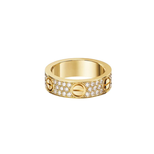 [Favorite]LOVE 5.5MM FULL-PAVÉ DIAMOND RING