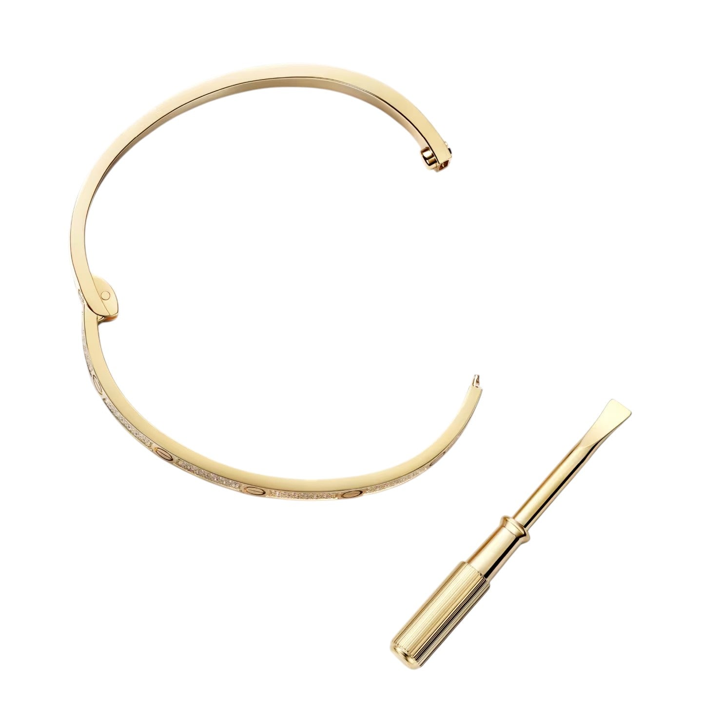 [Favorite]CLASSIC 3.65MM LOVE FULL PAVE BANGLE